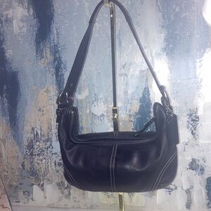 Genuine COACH  SOHO 2004 Vintage Black Leather series 9464
